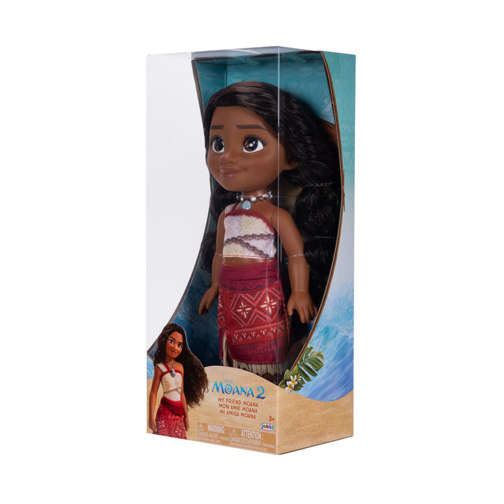 Disney Moana 2 My Friend Moana Doll is 14 Inches Tall, Includes Doll Outfit and Doll Anklet, Officially Licensed, Great Birthday for Girls and Boys