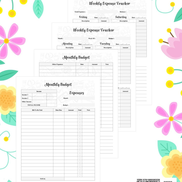 Monthly Bill Planner and Organizer: Finance Monthly & Weekly Budget Planner Expense Tracker Bill Organizer Journal Notebook | Budget Planning | ... Workbook (Expense Tracker Budget Planner)