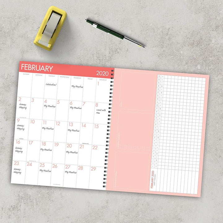 2020 Habit Tracker Large Weekly Monthly Planner