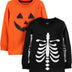 Simple Joys by Carter's Baby 2-Pack Halloween Long-Sleeve Tees 4T Halloween Pumpkin Print/Skeleton