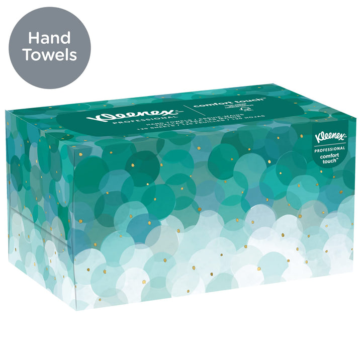 2-Pack Kimberly-Clark's Kleenex Stainless Steel Box Towel Cover With 18-Pack Kleenex 1-Ply Ultra Soft Hand Towel Refill Bundle Towel Cover with Kleenex Ultra Soft Towel