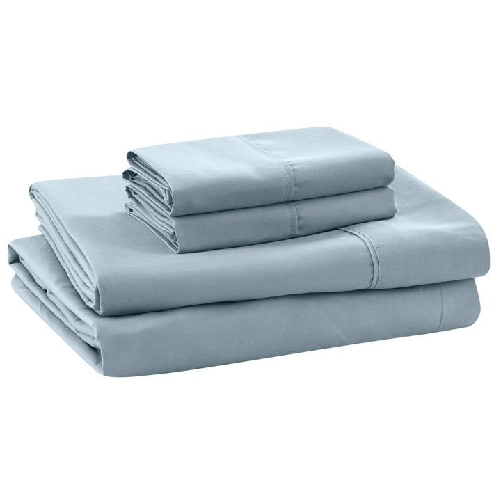 Modern Threads Soft Microfiber Solid Sheets - Luxurious Microfiber Bed Sheets - Includes Flat Sheet, Fitted Sheet with Deep Pockets, & Pillowcases White Twin