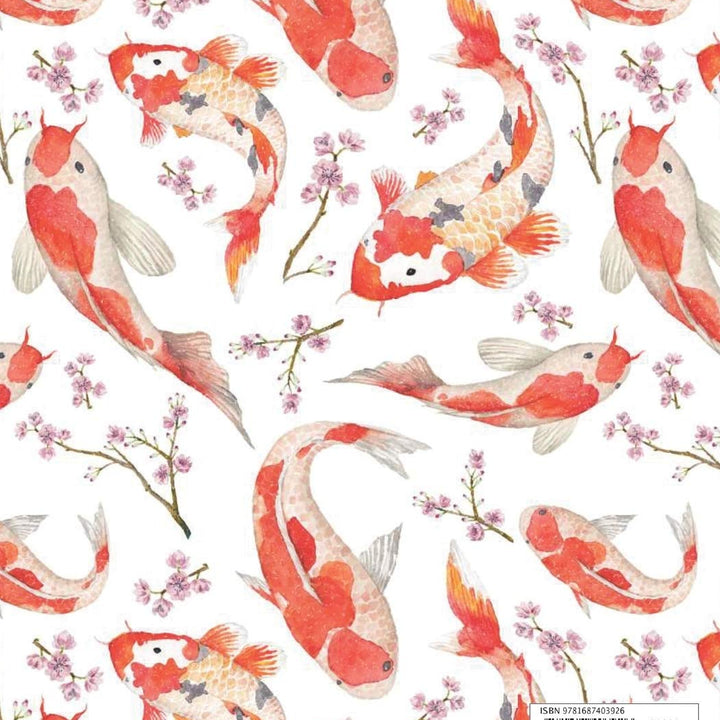 2020 Weekly & Monthly Planner: Koi Fish & Cherry Blossoms Calendar & Journal