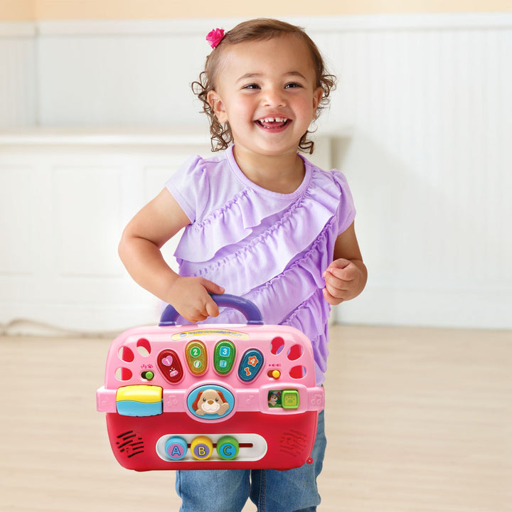 VTech Care for Me Learning Carrier, Pink Carrier Toy