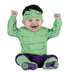 MARVEL Hulk Official Infant Halloween Costume - Premium Quality Minky Fabric Jumpsuit and Non-Slip Booties 0-6m