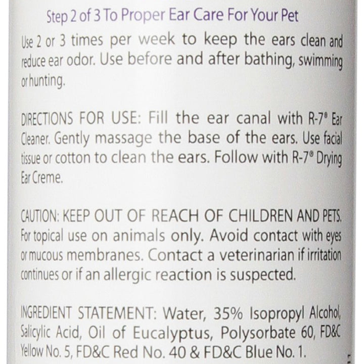 Miracle Care R-7 Ear Cleaner, 16-Ounce