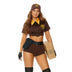 Forplay womens Precious Cargo Postal Delivery Costume Brown Large/X-Large