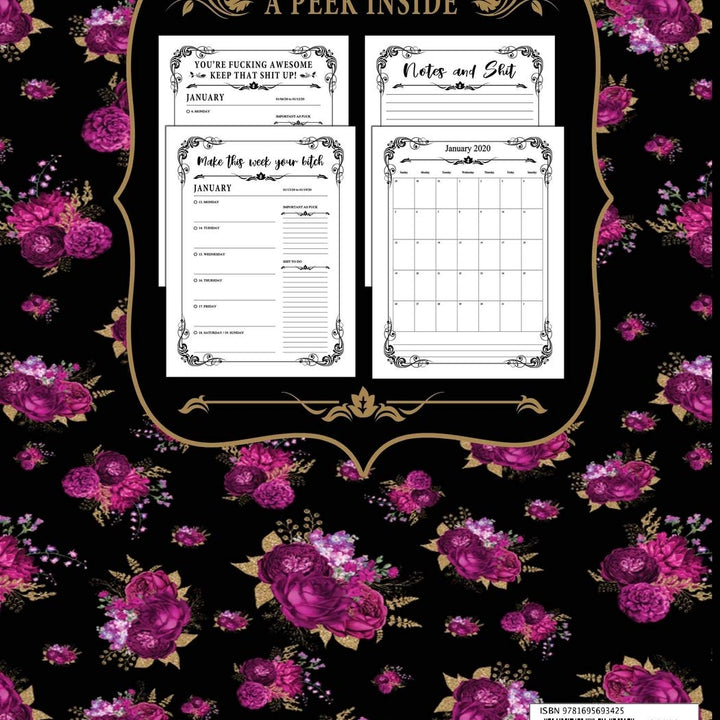 2020 Sweary Planner: Get Shit Done Floral 2020 Sweary Planner - Daily, Weekly, And Monthly Planner With Weekly Motivational Sweary Sayings For Women