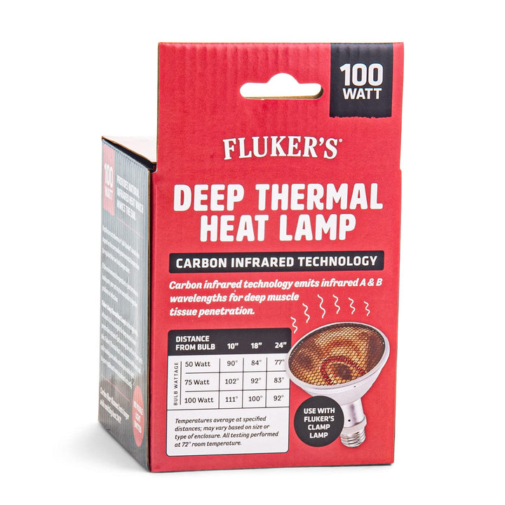 Fluker's Deep Thermal Heat Lamp for Reptiles with Carbon Infrared Technology - 75 Watt 75 Watts