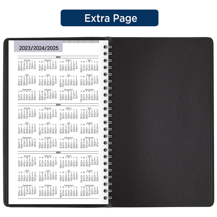 AT-A-GLANCE 2024 Weekly Appointment Book & Planner, DayMinder, 5" x 8", Small, Spiral Bound, Black (G2000024) 2024 New Edition