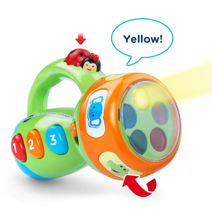 VTech Spin and Learn Color Flashlight Exclusive, Lime Green