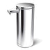 simplehuman 9 oz. Touch-Free Rechargeable Sensor Liquid Soap Pump Dispenser, Polished Stainless Steel 9 oz. Rechargeable