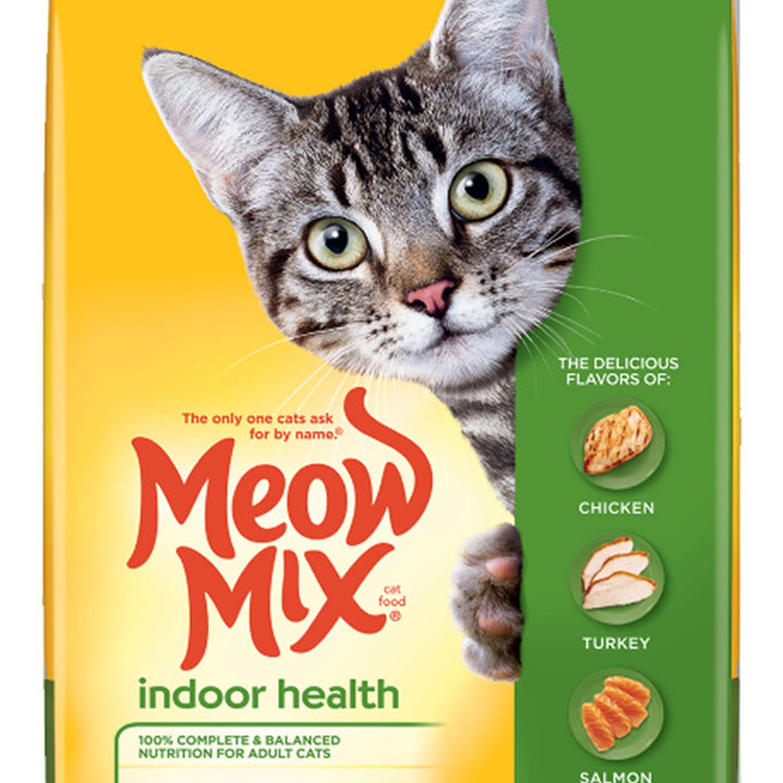 Meow Mix Indoor Health Dry Cat Food, 6.3 Pound Bag 6.3 Pound (Pack of 1)