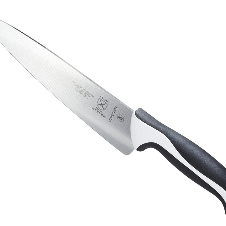 Mercer Culinary White Millennia Handle, 8" Chef's Knife