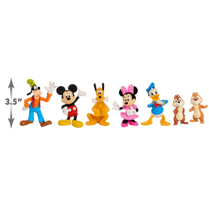 Mickey Mouse 7-Piece Figure Set, Mickey Mouse Clubhouse Toys, Officially Licensed Kids Toys for Ages 3 Up, Exclusive