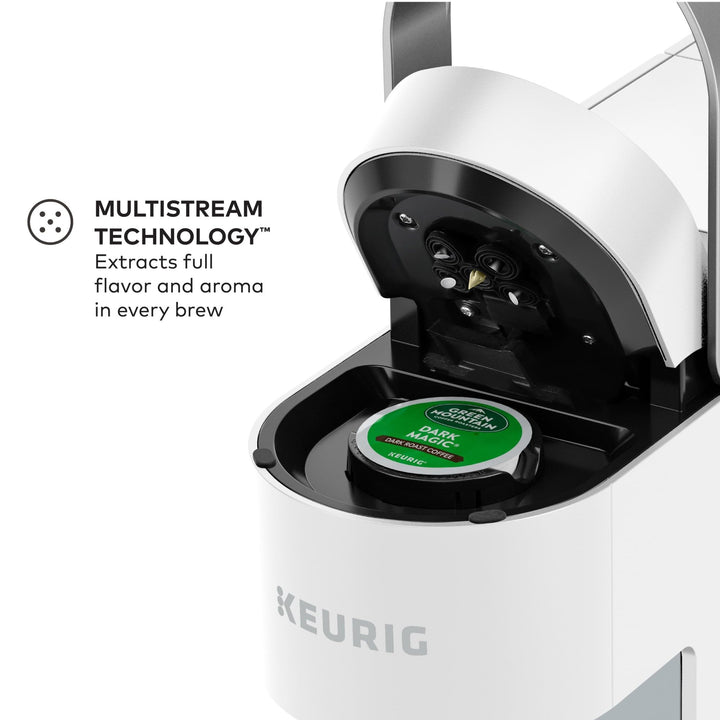 Keurig K-Slim Single Serve K-Cup Pod Coffee Maker, Multistream Technology, 3 Brew Sizes, Slim and Sleek Design, 46oz Removable Reservoir, Black