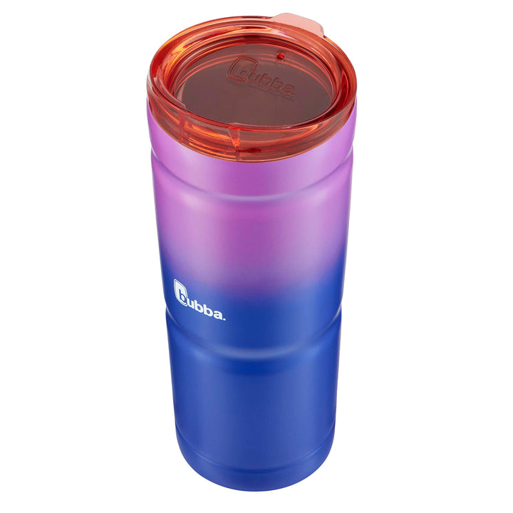 Bubba Envy S Vacuum-Insulated Stainless Steel Tumbler with Lid and Straw, 24oz Reusable Iced Coffee or Water Cup, BPA-Free Travel Tumbler, Vineyard