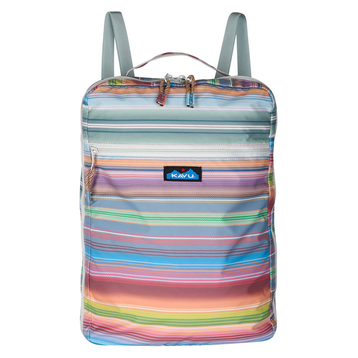 KAVU Wombat Packing Cube Convertible Backpack - Rainbow Run