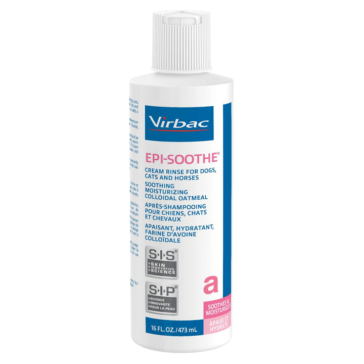 Virbac Epi-Soothe Cream Rinse Pet Conditioner For Dogs, Cats & Horses (16 oz) - For Dry or Sensitive Skin 16 oz