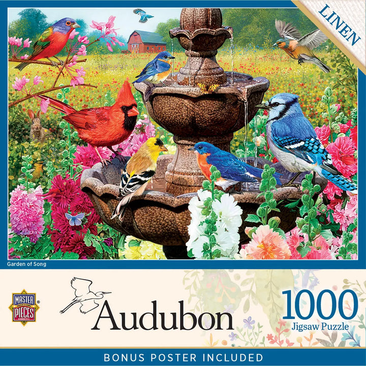 Masterpieces 1000 Piece Jigsaw Puzzle - Garden of Song - 19.25"X26.75"