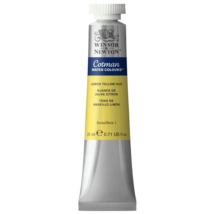 Winsor & Newton Cotman Watercolor Paint, 21ml (0.71-oz) Tube, Lemon Yellow Hue 0.71-oz Tube