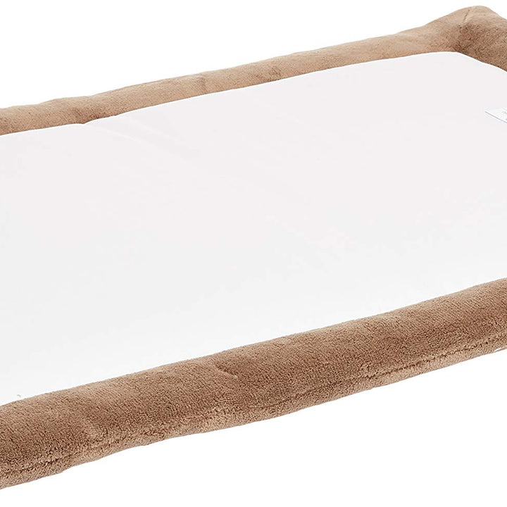 MidWest Homes for Pets Deluxe Micro Terry Pet Bed, Dog Bed & Crate Mat, Taupe, 30-Inch, 29.0" L x 21.0" W x 1.2" Th 29.0"L x 21.0"W x 1.2"Th