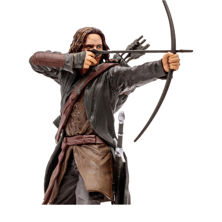 McFarlane Toys - WB 100: Aragorn (The Lord of The Rings) Movie Maniacs, 6in Posed Figure