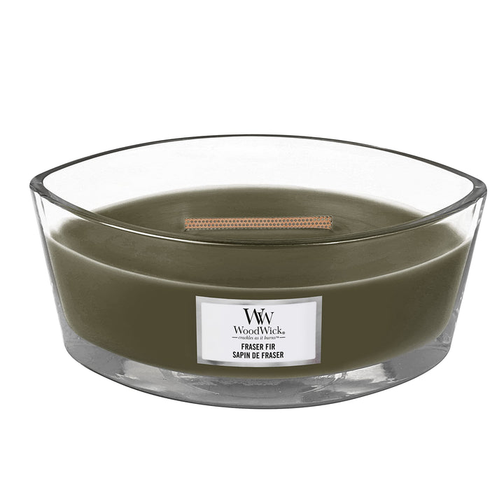 Woodwick Ellipse Scented Candle, Frasier Fir, 16oz | Up to 50 Hours Burn Time Fraser Fir