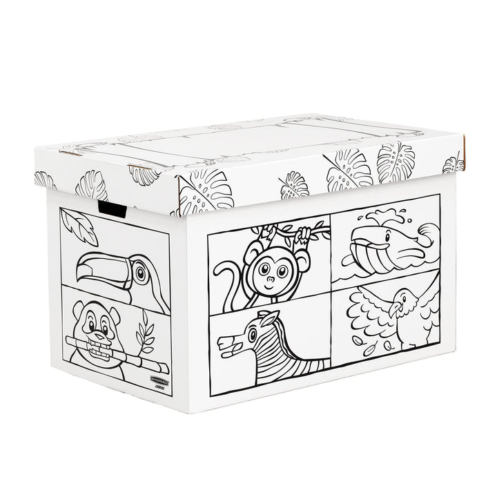 Bankers Box At Play Color in Animal Toy Box