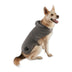 Bone Dry Pet Robe Collection Embroidered Absorbent Microfiber Bath Robe with Adjustable Closure, for Dogs & Cats, Large, Gray