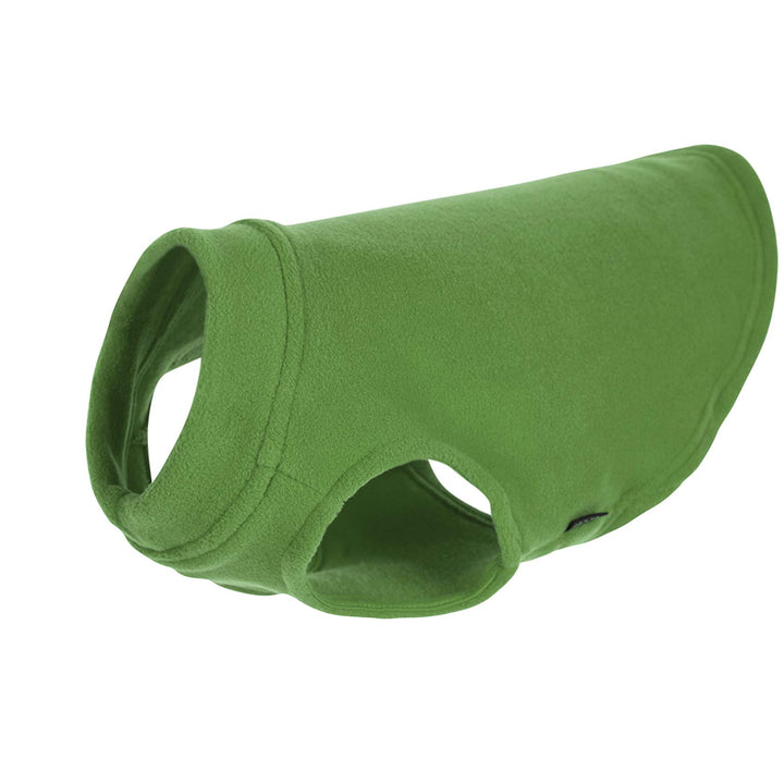 Gooby Stretch Fleece Vest Dog Sweater - Grass Green, Medium - Warm Pullover Fleece Dog Jacket - Winter Dog Clothes for Small Dogs Boy - Dog Sweaters for Small Dogs to Dog Sweaters for Large Dogs Medium Length (11.5")