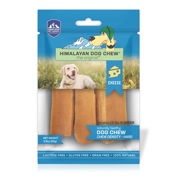 Himalayan Dog Chew Original Yak Cheese Dog Chews, 100% Natural, Long Lasting, Gluten Free, Healthy & Safe Dog Treats, Lactose & Grain Free, Protein Rich, Small Dogs 15 Lbs & Smaller, 3.3 oz