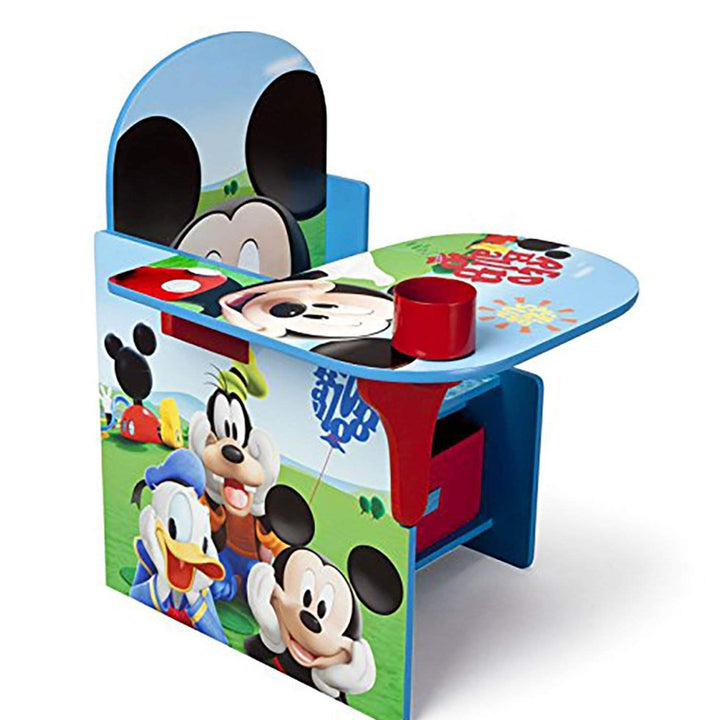 Delta Children Chair Desk with Storage Bin, Disney Minnie Mouse & Chair Desk with Storage Bin, Disney Mickey Mouse Chair Desk + Children Chair Desk