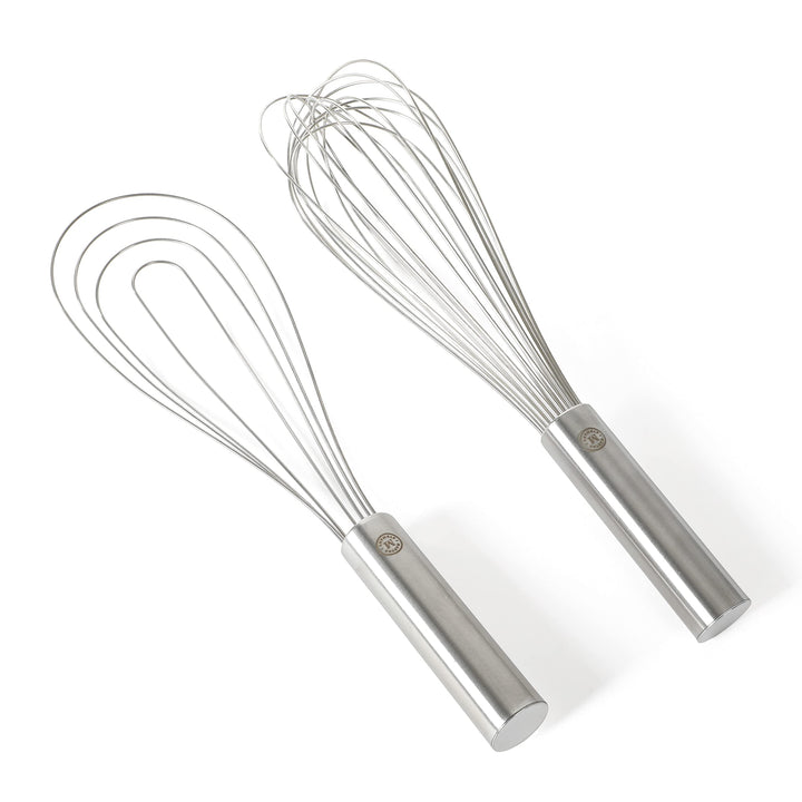 Martha Stewart Richburn 2pc 12" Stainless Steel Balloon & Flat Whisk - Satin Finish