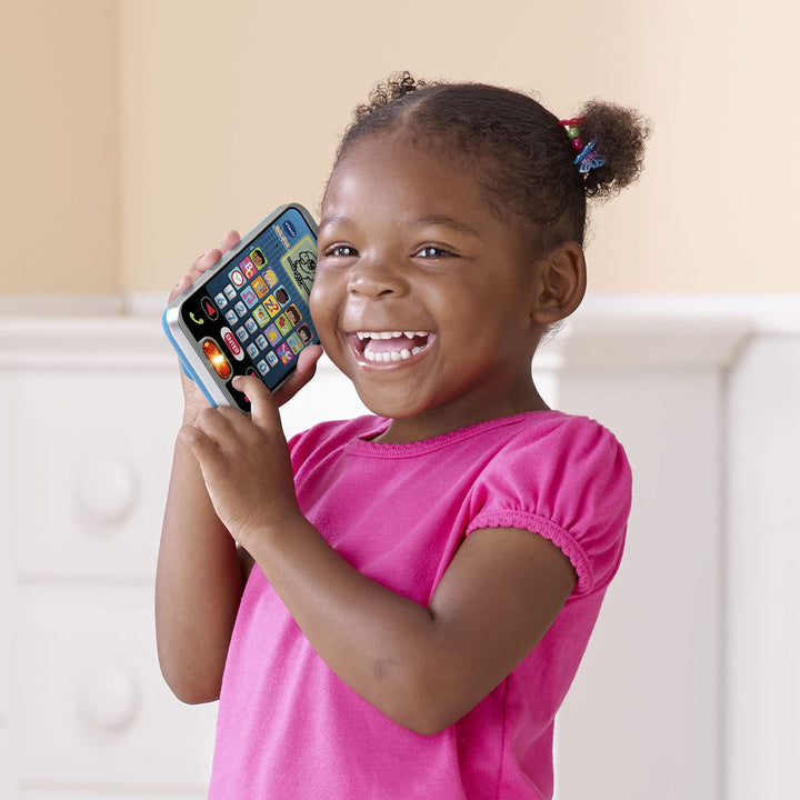 VTech Call and Chat Learning Phone, 0.91 x 3.27 x 5.91 inches, Black & blue