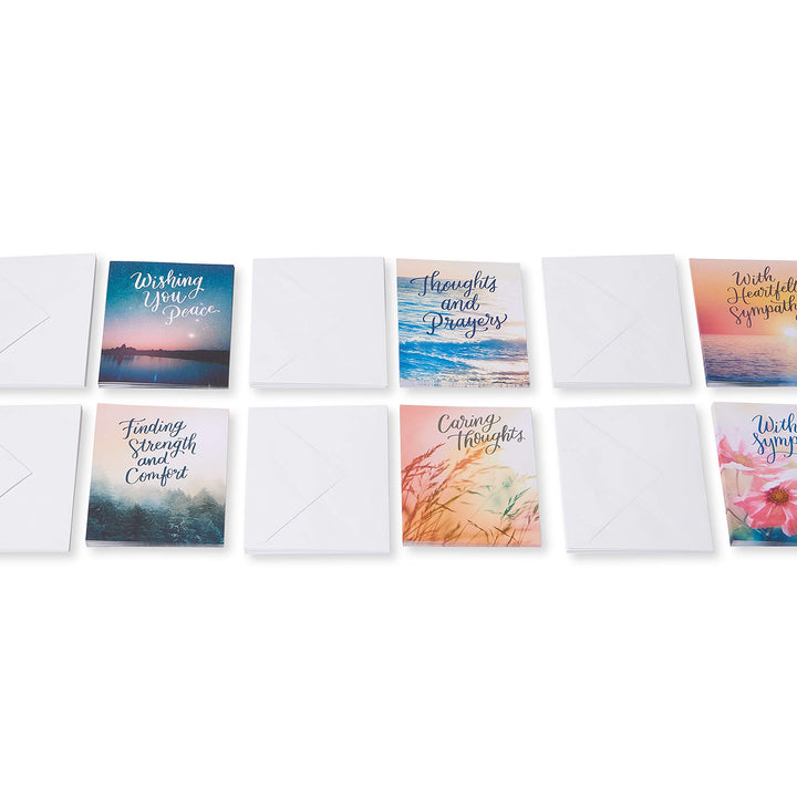 American Greetings Sympathy Card Assortment, Nature (48-Count)