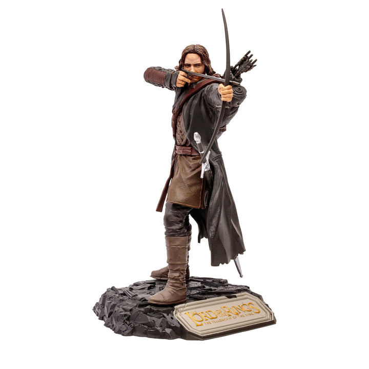 McFarlane Toys - WB 100: Aragorn (The Lord of The Rings) Movie Maniacs, 6in Posed Figure