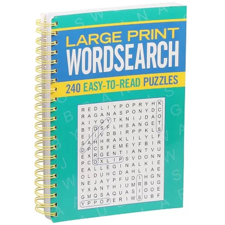 Large Print Wordsearch - 240 Puzzles