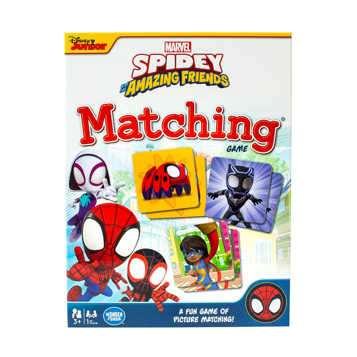 Marvel Matching Game by Wonder Forge | For Boys & Girls Age 3 to 5 | A Fun & Fast Disney Memory Game for Kids | Spider-Man, Captain America, Black Panther, Hulk, and more(Packaging may vary)