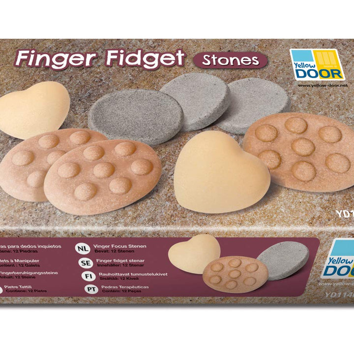 Yellow Door Finger Fidget Stones