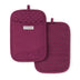 KitchenAid Asteroid Pot Holder 2-Pack Set, Beet, 7"x10"