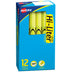 AVERY Hi-Liter Pen-Style Highlighters, Smear Safe Ink, Chisel Tip, 12 Fluorescent Yellow Highlighters (23591) 12 highlighters