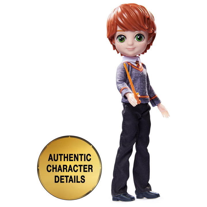 Wizarding World Harry Potter, 8-inch Ron Weasley Doll, Kids Toys for Girls and Boys Ages 6 and up