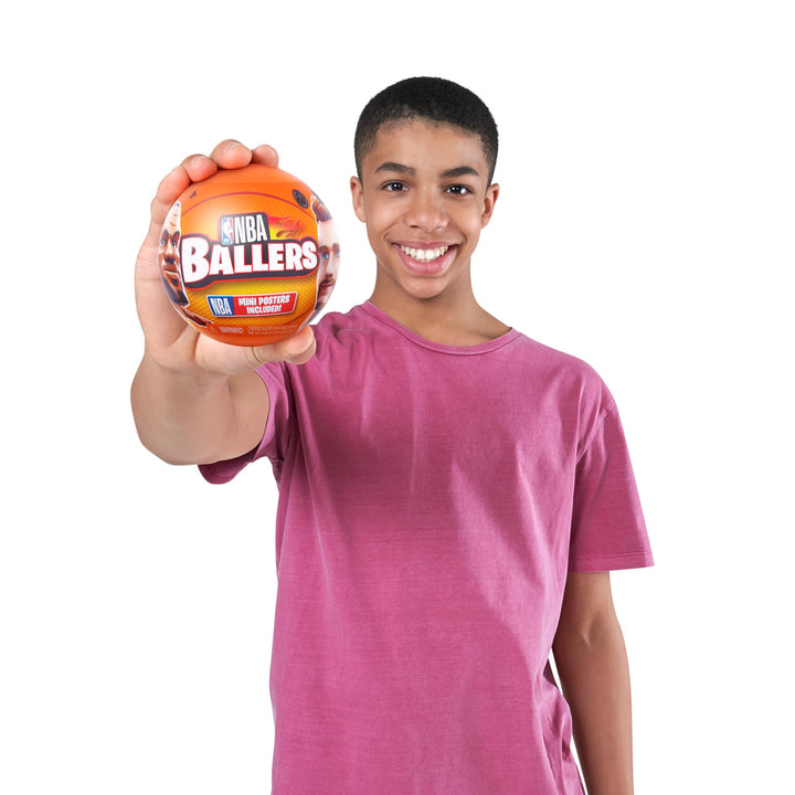 5 Surprise NBA Ballers Series 1 (2 Pack) Toy Mystery Capsule Figurine by ZURU for Kids, Teens, Adults- Players Like Luka Dončić, LaMelo Ball, Jayson Tatum, James Harden and Kevin Durant