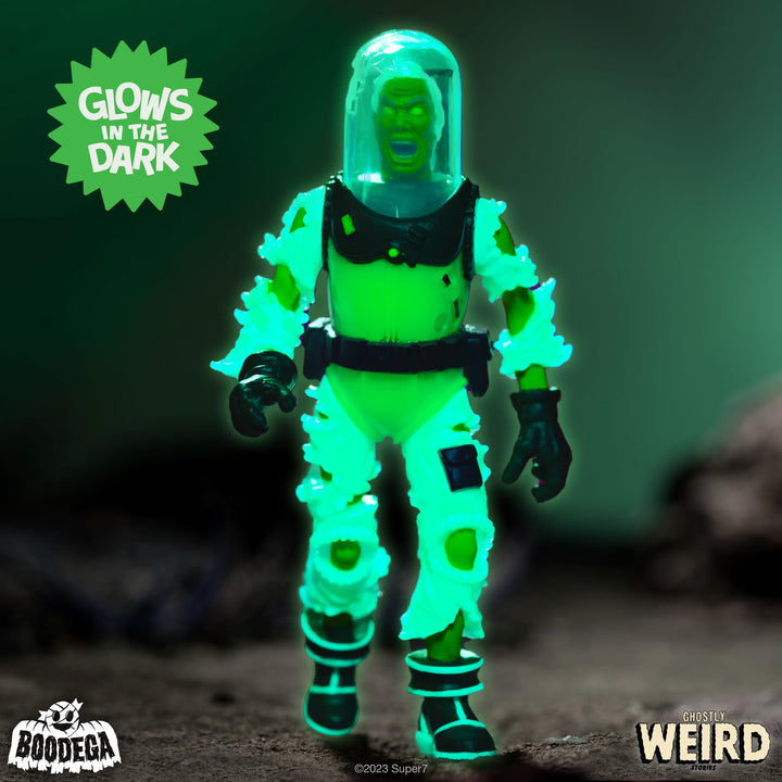 Super7 Pre-Code Horror Ghostly Weird Stories Commander Ben Woodruff (Glow in The Dark) - 3.75" Pre-Code Horror Action Figure with Accessories