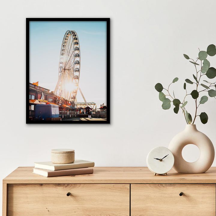 Americanflat 10x13 Picture Frame in Black - Thin Border Photo Frame with Shatter-Resistant Glass, Hanging Hardware, and Built-in Easel for Horizontal or Vertical Display Formats for Wall or Tabletop