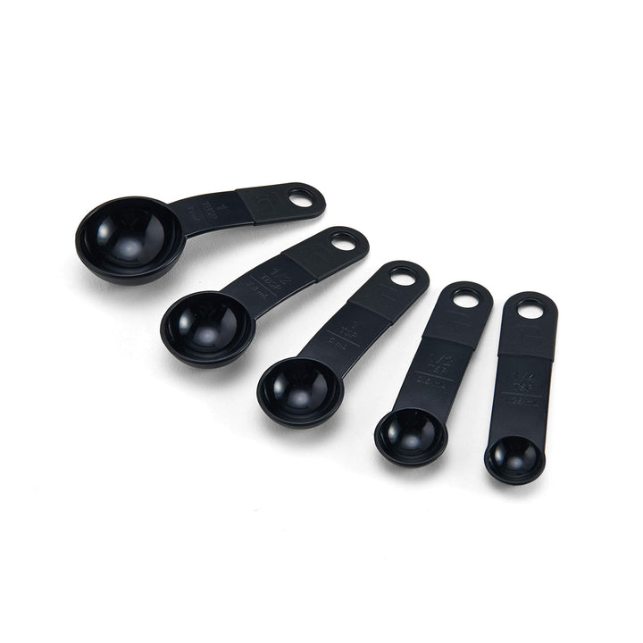 KitchenAid Classic Measuring Spoons, Set of 5, Black/Black