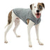 Kurgo Core Dog Sweater, Knit Dog Sweater With Fleece Lining, Cold Weather Pet Jacket, Zipper Opening for Harness, Adjustable Neck, Year-Round Sweater for Medium Dogs (Heather Black, Medium) Heather Black