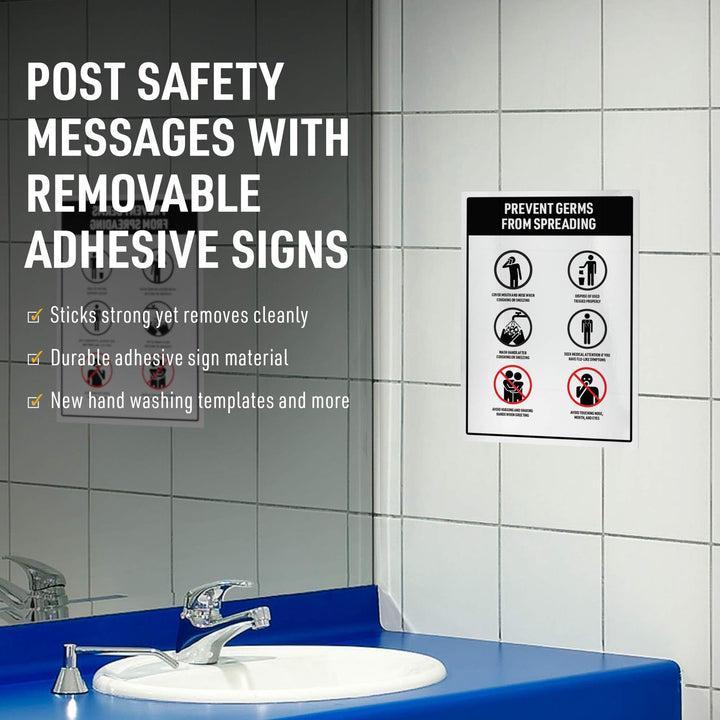 Avery Printable Warning Signs, 3.5" x 5", Water/Chemical Resistant, 60 Removable Labels (61514) 3.5" x 5" White