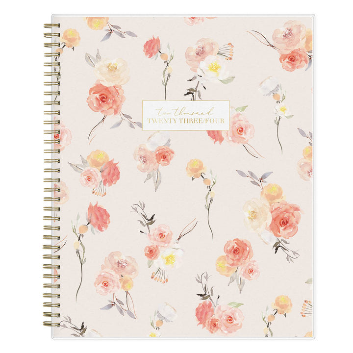 Blue Sky Life Note It 2023-2024 Academic Year Weekly and Monthly Planner Notes, 8.5" x 11", Frosted Cover, Wirebound, Hannah Frosted (142588-A24) 8.5" x 11"